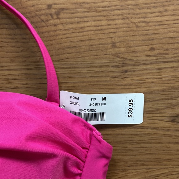 La vie en rose pink bikini top NWT - Picture 2 of 3